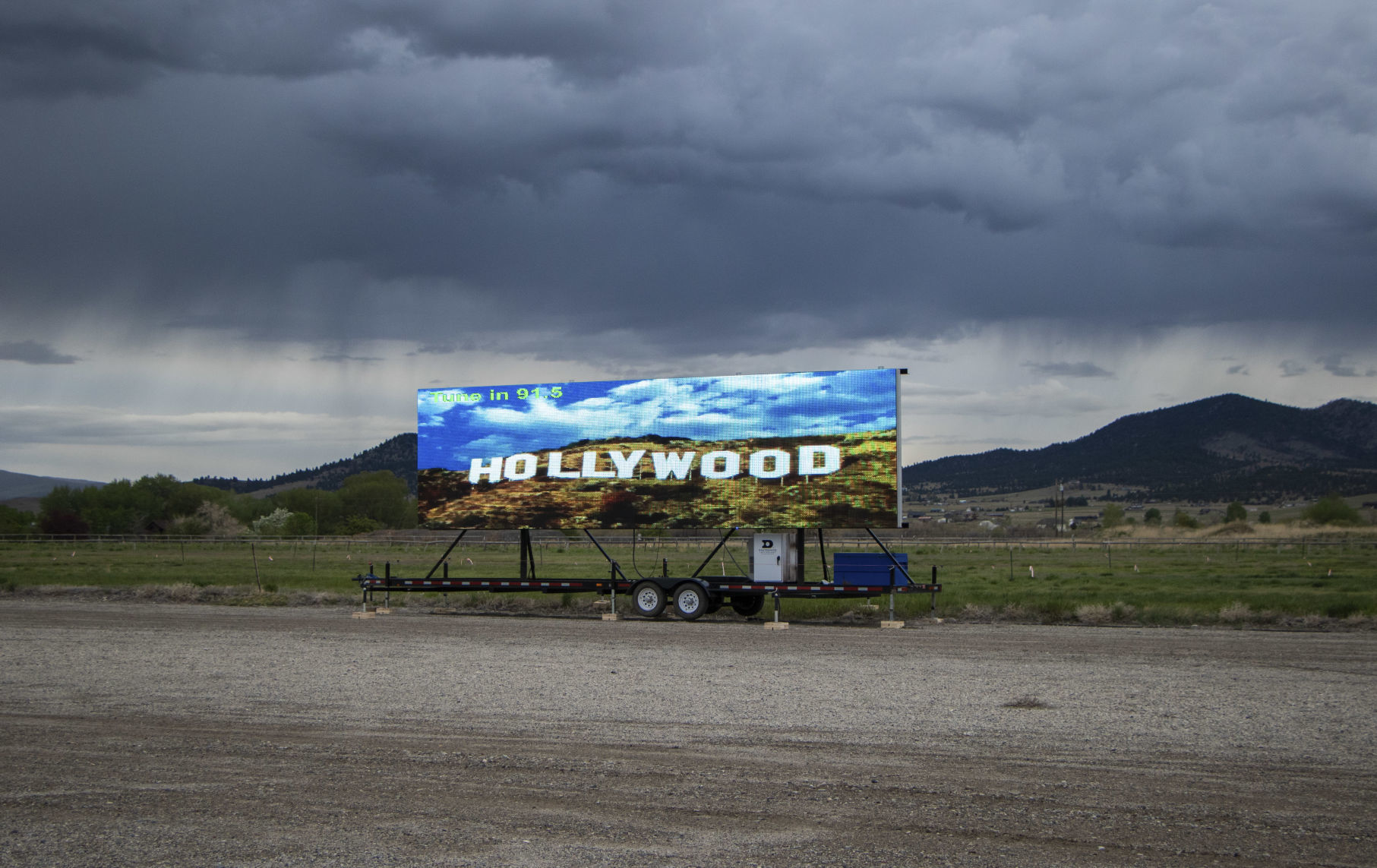 Drive-In Movie at the Fairgrounds